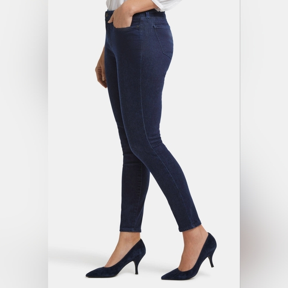 NWT Not Your Daughters Jeans NYDJ Ami Skinny Dark Wash Denim Jeans Size 10 #1221 - Picture 5 of 9